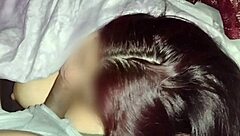 watching movies with neighbor while sucking his thick cock eagerly