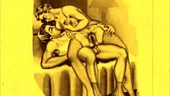 vintage sketches capture erotic antique passion