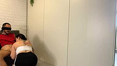 wife hides girlfriend in closet surprises husband with threesome fuck