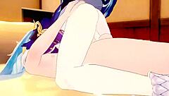 Furina's Surprise Birthday Filled With Intense Hentai Creampie Orgasms