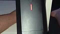 stranger hits lovense solace toy cumshot peak