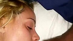 i swallow every drop from sexy latina's mouth cumshot