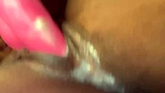 ebony's curvy tits double folds glisten wet