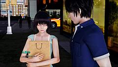 brunette indian plays teasing ass game at home