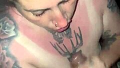 deepthroat full cock till explosive facial cumshot