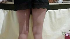 Maid's tight shorts got me excited hired hotter person