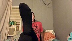 My dirty white girl feet fetish fun