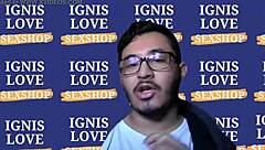 Redhead lesbian licks big tits intriguing webcam ride