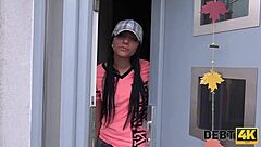 Debt4k Muscular Stud Pounds Adorable Jobless Young Debtor in High Definition Reality