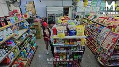 promiscuous clerk gets fucked hard at work by coworker