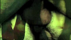 Vintage hairy pussy bent over doggystyle outdoors