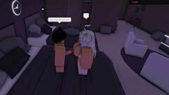 roblox hotel room roleplay turns into steamy self fuck story