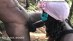 follando en la selva... mi amiga latina skinny chupó mi semen al final!