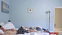 mylfex blonde stepmom offers tight anus for stepsons pounding