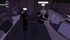 roblox hotel room roleplay turns into steamy self fuck story
