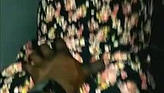 Fucking Ebony Bent Over Car!