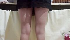 Maid's tight shorts got me excited hired hotter person