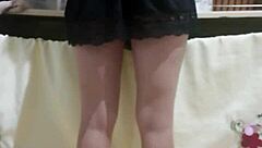 Maid's tight shorts got me excited hired hotter person