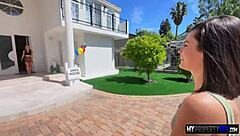 slimthick vic realtor rides cowgirl hard at work