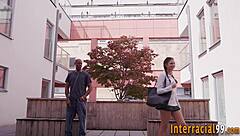 petite teen rides huge bbc gaping wide open