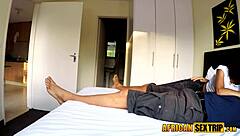 Slim Ebony Rammed Doggy After Deep Face Fuck!