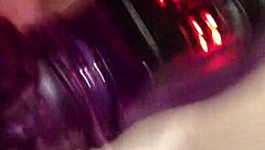 my little friend lends hand and tight pussy for dildo play