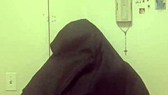 Nun hazelnut celebrates spooky halloween night