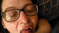 belle's throat gets roughly used while tied down tight