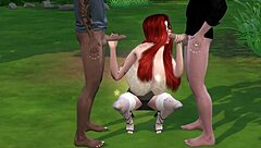 Mortimer and Duncan Pound Sabri Muff While Mercedes Joins Wild 4some