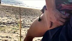 milf jerks cock publicly from behind suddenly