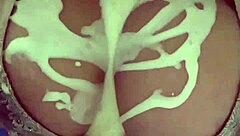 hey check whipped cream on this virgin 18yo's huge boobs, playing nipples masturbating saudi amateur arabian in la wants bbc