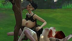 Mortimer and Duncan Pound Sabri Muff While Mercedes Joins Wild 4some