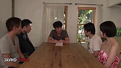 Japanese Yu Shinoda Swallows Cocks In Hardcore Jav Group Facial Toys