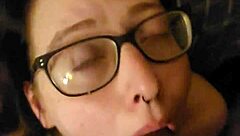 belle's throat gets roughly used while tied down tight