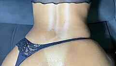 Intense Oiled Brazilian Ass Fucking Creampie