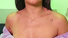 brunette stretches huge ass with massive anal toys gaping wide