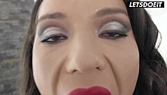 Russian Nataly Gold Endures Deep Rough Anal Pounding Limit