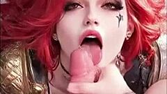 eepol malenia elden ring ai pussy gets missionary doggystyle cum in mouth