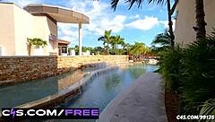 blonde cuties sucking big cocks for their daddies' fetish thrills