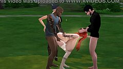 Mortimer and Duncan Pound Sabri Muff While Mercedes Joins Wild 4some