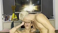 he calls friend for young virgin threesome fun