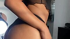 Intense Oiled Brazilian Ass Fucking Creampie