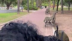 hot argentinian teen gulps cum in buenos aires public park daytime!