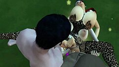 Mortimer and Duncan Pound Sabri Muff While Mercedes Joins Wild 4some