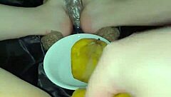 mango stuffing my 18 yo virgin pussy feels so kinky, want bbc next?