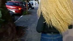 perfect hottie orgasms wildly on young stud's anal pounding