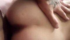 girlfriend spreads asshole bent over doggystyle on sofa mirror