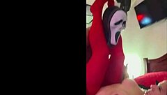 Latina beauty's exclusive Halloween ass tease just for you