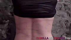 Two Lusty Shemales Pound Sissy Slave Ass Raw