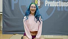 Premiumbukkake's Min Galilea gulps inter gokkun blowjobs and facials